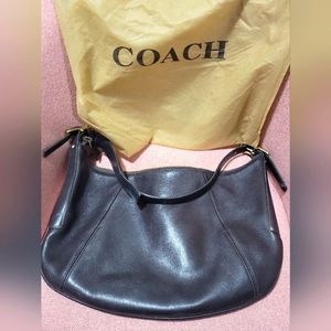 HOLIDAY SALE Coach Bag Dark Brown with Duster Bag